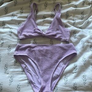 Lively Light Purple Bikini